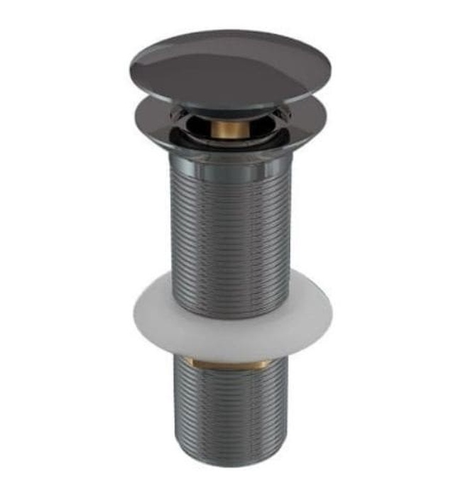 Đầu xả nhấn có tràn màu đen chrome Ấn Độ Jaquar ALD-BCH-727L130