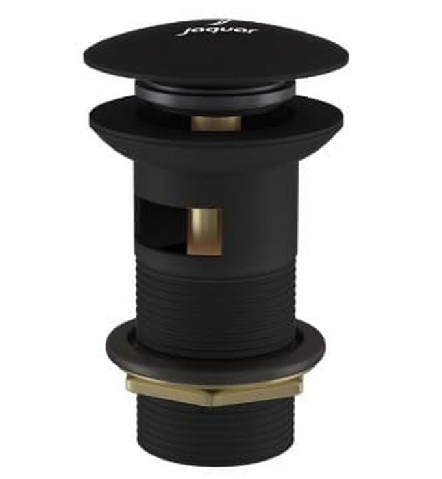 Đầu xả nhấn có tràn màu đen mờ Jaquar ALD-BLM-729