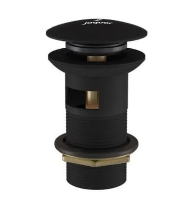 Đầu xả nhấn có tràn màu đen mờ Jaquar ALD-BLM-729