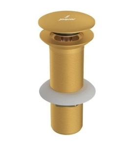 Đầu xả nhấn có tràn màu vàng mờ Ấn Độ Jaquar ALD-GMP-727L130