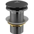 Đầu xả nhấn có tràn màu đen chrome Ấn Độ Jaquar ALD-BCH-727