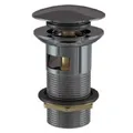 Đầu xả nhấn có tràn màu đen chrome Jaquar ALD-BCH-729