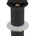 Đầu xả nhấn có tràn màu đen mờ Ấn Độ Jaquar ALD-BLM-727L130