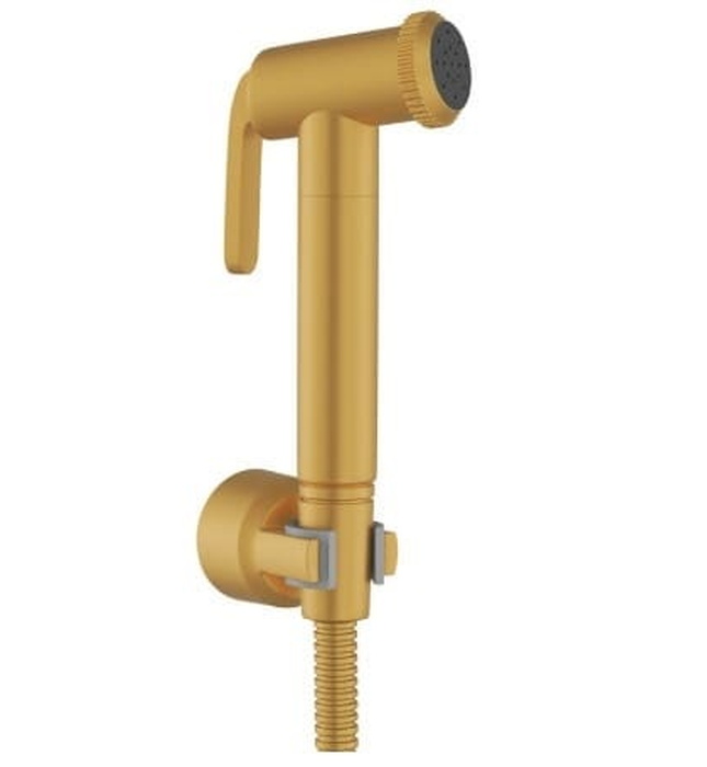 Vòi xịt inox dây mềm màu vàng mờ Ấn Độ Jaquar ALD-GMP-573PD