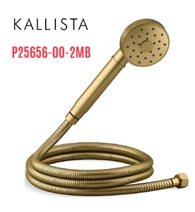 Bộ dây bát sen tắm cầm tay màu đồng Kallista P25656-00-2MB