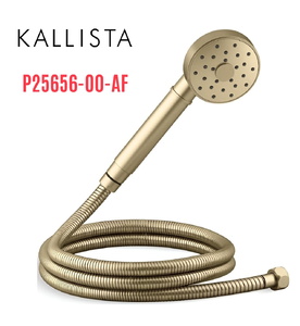 Bộ dây bát sen tắm cầm tay màu vàng Kallista P25656-00-AF