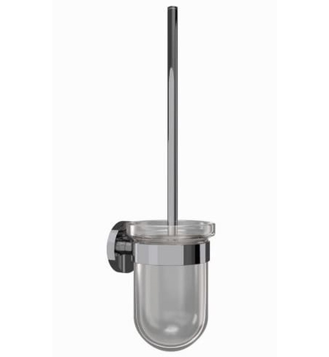 Giá đỡ và chổi cọ bồn vệ sinh mạ đen chrome Jaquar ACN-BCH-1143N