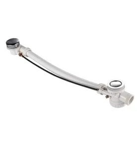 Bộ xả kèm ống thải bồn tắm cao cấp Bravat D441CP 650mm