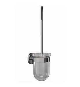 Giá đỡ và chổi cọ bồn vệ sinh mạ đen chrome Jaquar ACN-BCH-1143N