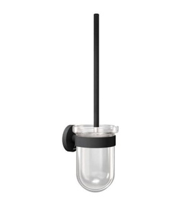 Giá đỡ và chổi cọ bồn vệ sinh mạ đen mờ Jaquar ACN-BLM-1143N