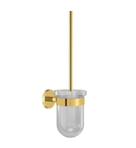 Giá đỡ và chổi cọ bồn vệ sinh màu vàng sáng Jaquar ACN-GBP-1143N