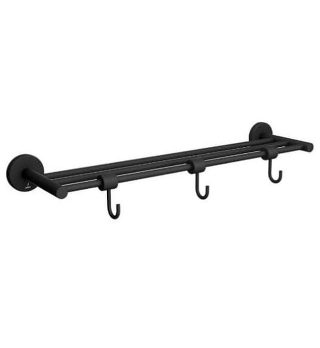 Vắt khăn giàn mạ đen mờ Ấn Độ Jauqar ACN-BLM-1181FHS