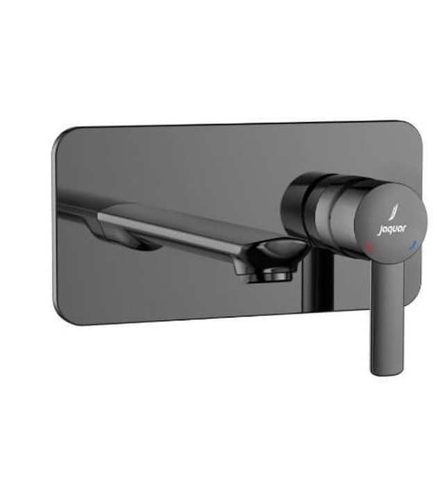 Mặt Nạ vòi Lavabo Nóng Lạnh Âm Tường mạ đen chrome Jaquar FUP-BCH-29233NKPM