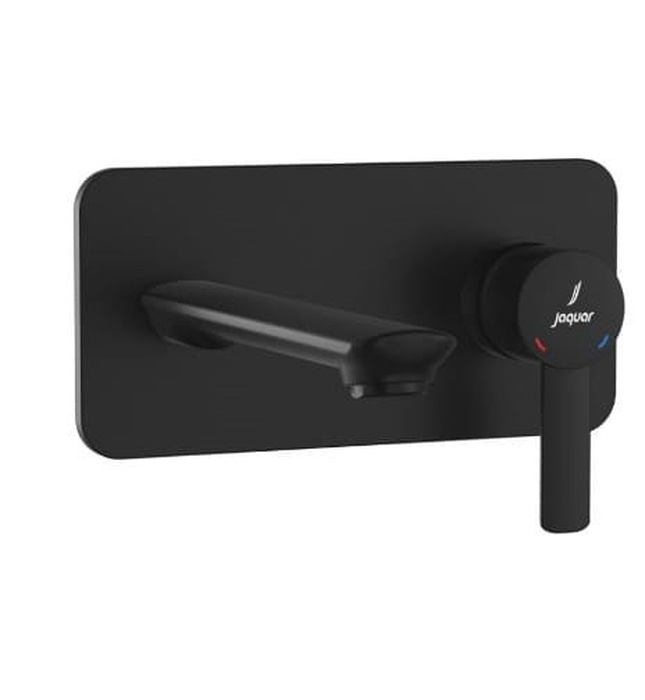 Mặt Nạ vòi Lavabo Nóng Lạnh Âm Tường mạ đen mờ Jaquar FUP-BLM-29233NKPM