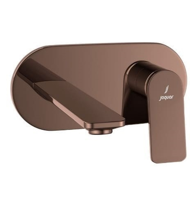 Mặt nạ vòi lavabo nóng lạnh âm tường mạ đồng đỏ Jaquar LAG-BGP-91233NK