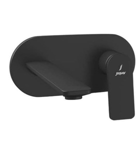Mặt nạ vòi lavabo nóng lạnh âm tường mạ đen mờ Jaquar LAG-BLM-91233NK