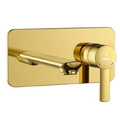 Mặt Nạ vòi Lavabo Nóng Lạnh Âm Tường mạ vàng sáng Jaquar FUP-GBP-29233NKPM