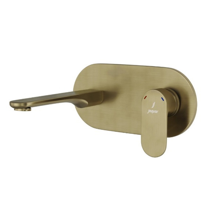 Mặt nạ vòi lavabo nóng lạnh âm tường mạ đồng cổ Jaquar OPP-ABR-15233NKPM