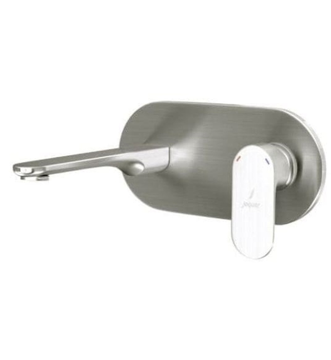 Mặt nạ vòi lavabo nóng lạnh âm tường mạ thép không gỉ Jaquar OPP-SSF-15233NKPM