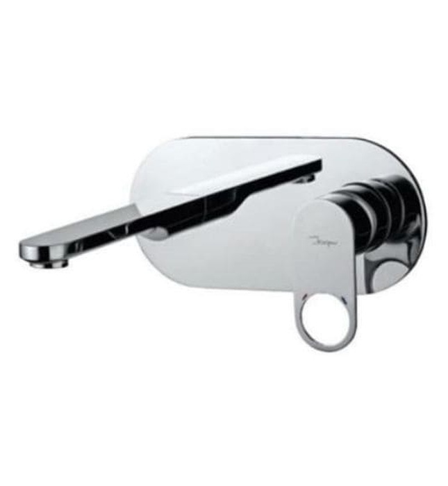 Mặt nạ vòi lavabo nóng lạnh âm tường mạ chrome Jaquar ORP-CHR-10233NKPM