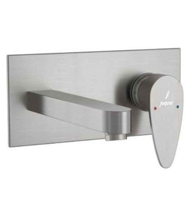 Mặt nạ vòi lavabo nóng lạnh âm tường thép không gỉ Jaquar VGP-SSF-81233NK