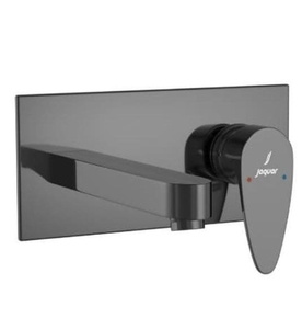 Mặt nạ vòi lavabo nóng lạnh âm tường mạ đen chrome Jaquar VGP-BCH-81233NK