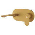Mặt nạ vòi lavabo nóng lạnh âm tường mạ vàng mờ Jaquar OPP-GMP-15233NKPM