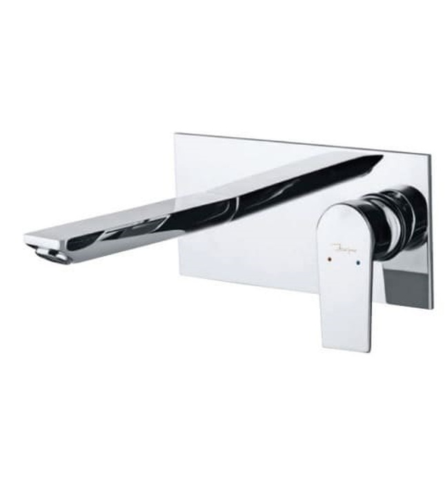 Mặt nạ vòi lavabo nóng lạnh âm tường mạ chrome Jaquar ARI-CHR-39233NK