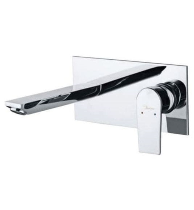 Mặt nạ vòi lavabo nóng lạnh âm tường mạ chrome Jaquar ARI-CHR-39233NK