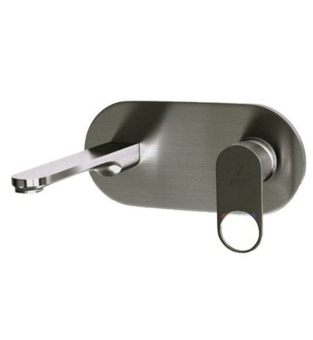 Mặt nạ vòi lavabo nóng lạnh âm tường thép không gỉ Jaquar ORP-SSF-10233NKPM