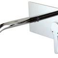Mặt nạ vòi lavabo nóng lạnh âm tường mạ chrome Jaquar FUS-CHR-29233NK