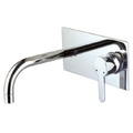 Mặt nạ vòi lavabo nóng lạnh âm tường mạ chrome Jaquar FUS-CHR-29233NK