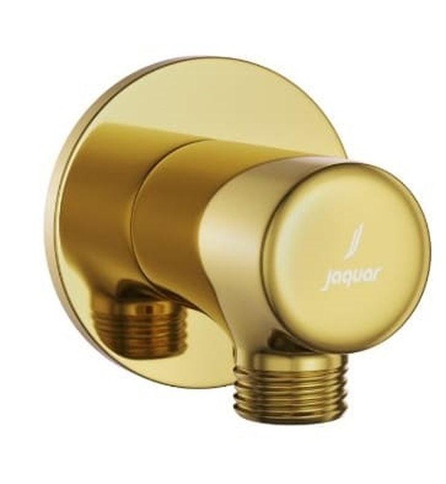 Cút nối tường thép mạ vàng sáng Jaquar SHA-GBP-1195R