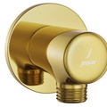 Cút nối tường thép mạ vàng sáng Jaquar SHA-GBP-1195R