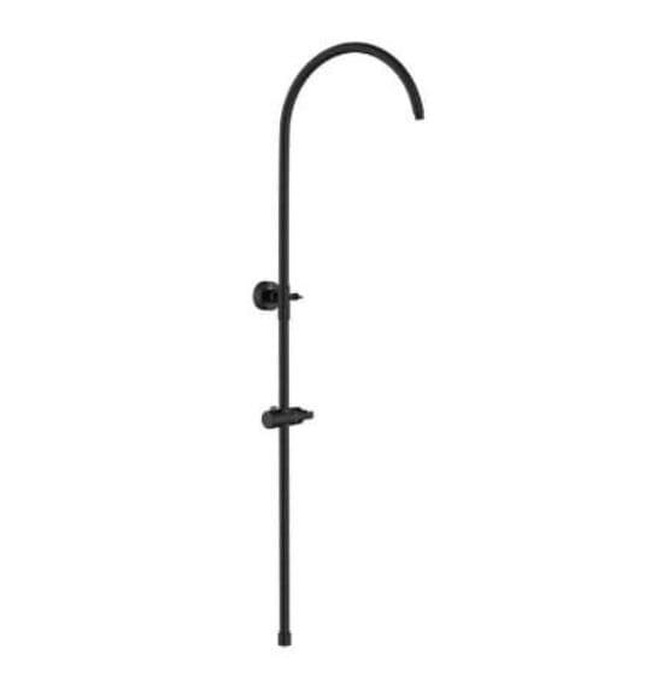 Thanh trượt sen tắm kèm đầu nối sen mạ đen mờ Jaquar SHA-BLM-1213