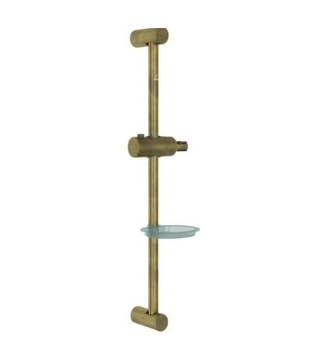 Thanh trượt sen tắm kèm đĩa đựng xà phòng mạ đồng cổ Jaquar SHA-ABR-1187N