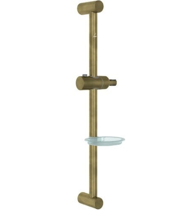 Thanh trượt sen tắm kèm đĩa đựng xà phòng mạ đồng cổ Jaquar SHA-ABR-1189N