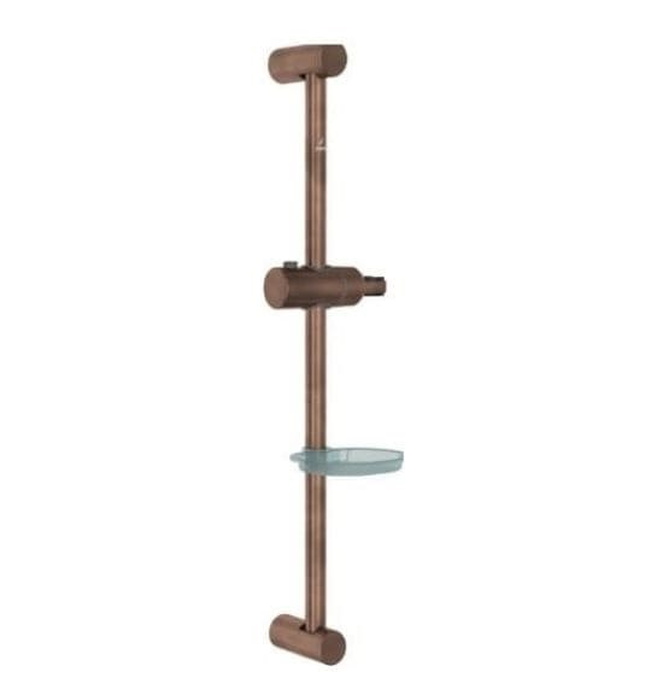 Thanh trượt sen tắm kèm đĩa đựng xà phòng mạ đồng cổ Jaquar SHA-ACR-1187N