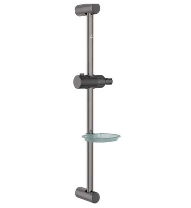 Thanh trượt sen tắm kèm đĩa xà phòng mạ đen chrome Jaquar SHA-BCH-1187N