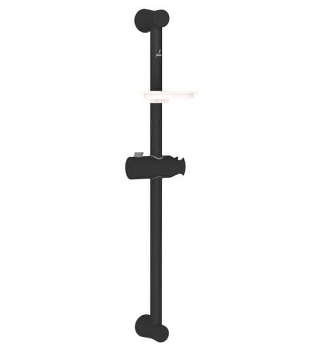 Thanh trượt sen kèm đĩa đựng xà phòng mạ đen mờ Jaquar SHA-BLM-1189N