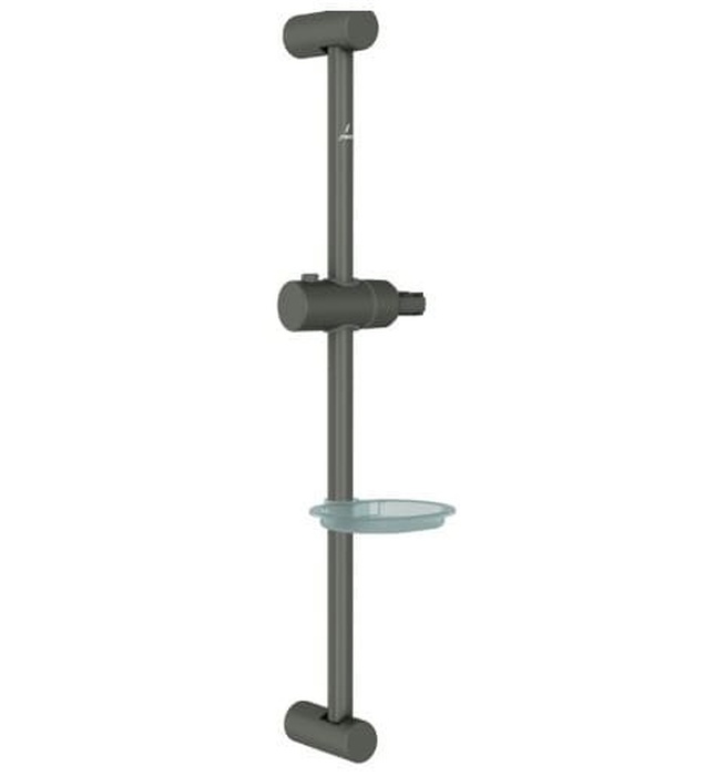Thanh trượt sen tắm kèm đĩa đựng xà phòng mạ than chì Jaquar SHA-GRF-1187N 