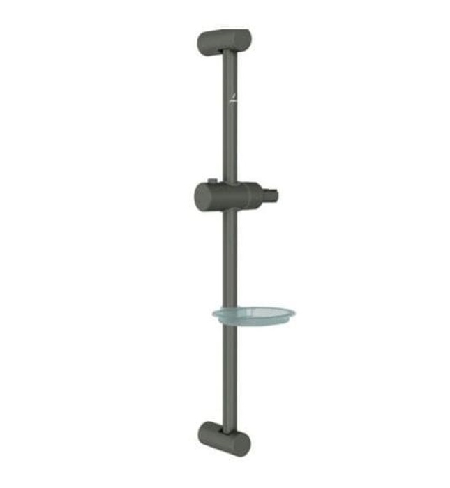 Thanh trượt sen tắm kèm đĩa đựng xà phòng mạ than chì Jaquar SHA-GRF-1187N 