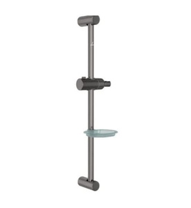 Thanh trượt sen tắm kèm đĩa xà phòng mạ đen chrome Jaquar SHA-BCH-1187N