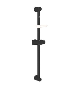 Thanh trượt sen kèm đĩa đựng xà phòng mạ đen mờ Jaquar SHA-BLM-1189N