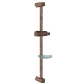 Thanh trượt sen tắm kèm đĩa đựng xà phòng mạ đồng cổ Jaquar SHA-ACR-1187N