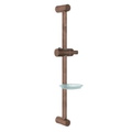 Thanh trượt sen tắm kèm đĩa đựng xà phòng mạ đồng cổ Jaquar SHA-ACR-1189N