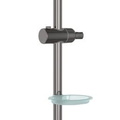 Thanh trượt sen kèm đĩa đựng xà phòng mạ đen chrome Jaquar SHA-BCH-1189N