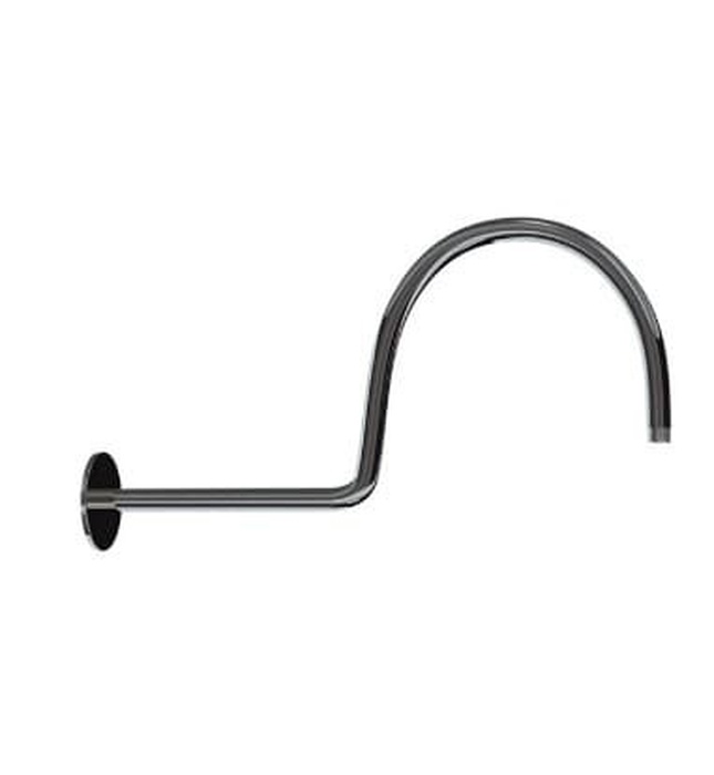 Thanh nối bát sen âm tường mạ đen chrome Jaquar SHA-BCH-485