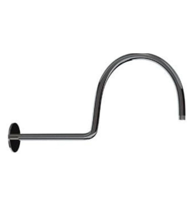 Thanh nối bát sen âm tường mạ đen chrome Jaquar SHA-BCH-485