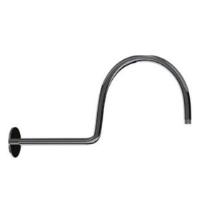 Thanh nối bát sen âm tường mạ đen chrome Jaquar SHA-BCH-485